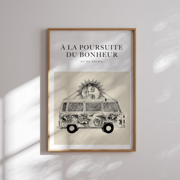 Affiche "Poursuite du bonheur"_Manon Dode